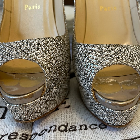 Christian louboutin 120 platform peel toes - Picture 6 of 7